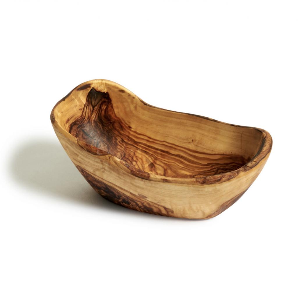 ciotola decorativa Ciotola in legno di ulivo ca ciotola per snack 14 x 9 cm decorazione da tavolo 
