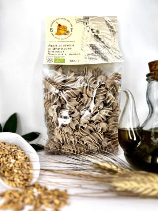 Fusilloni bio con 100% semola di grano KHORASAN integrale 500g.