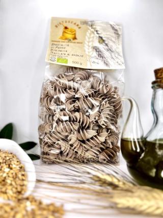 Fusilloni bio con 100% farina di FARRO integrale 500g.