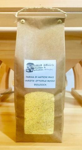 Farina di antichi mais, varietà Formenton Ottofile Rosso Biologica