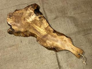 Tagliere in legno di olivo 50x22 h.200 mm