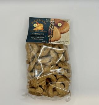 Ciambelline dolci di farina verna con zenzero e cannella