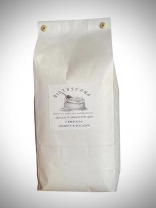 Semola Rimacinata di grano Etrusco o Khorasan Bio 500 g 