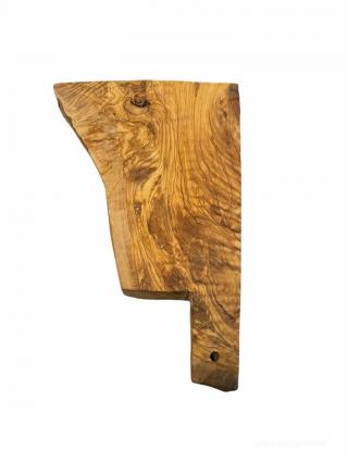 Tagliere in legno di olivo 25x30 h.300 mm